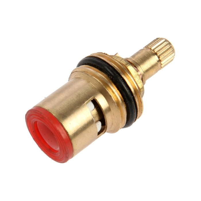 Кран-букса ZEIN, 1/2 Кран-букса ZEIN, 1/2" под крест, шток 8*20 шлицов, угол поворота 180 град, латунь, керамика   942158