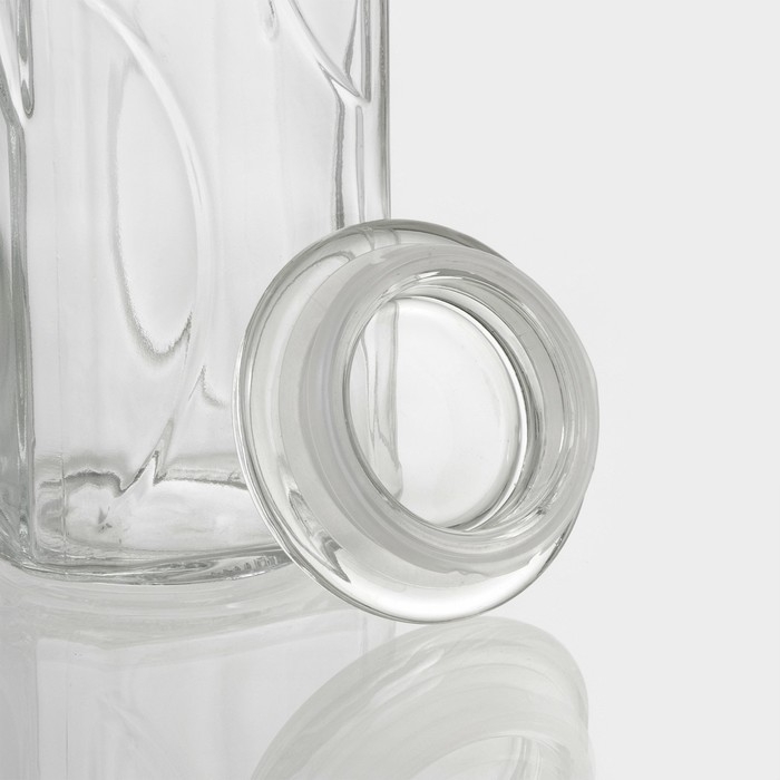 Банка стеклянная для сыпучих продуктов «Лорд», 1,7 л, 9,5×27,5 см Банка стеклянная для сыпучих продуктов «Лорд», 1,7 л, 9,5×27,5 см