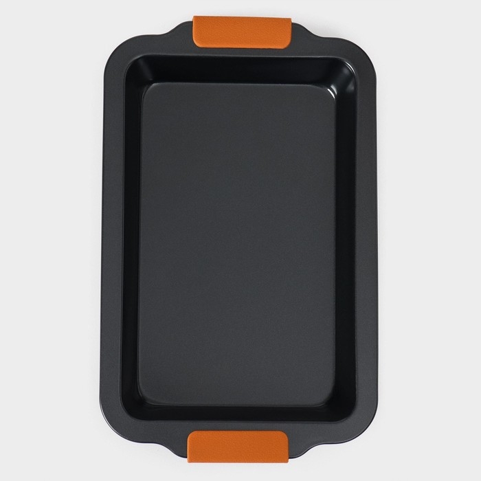 Противень для выпечки Magistro French Bakery, 37,5×23×4,7 см, антипригарное покрытие Противень для выпечки Magistro French Bakery, 37,5×23×4,7 см, антипригарное покрытие