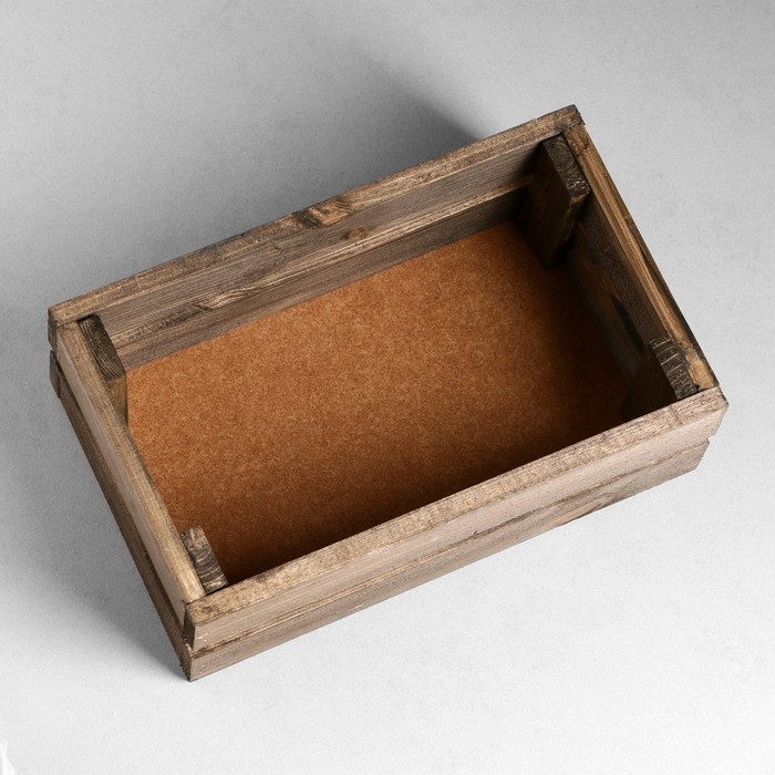 Кашпо деревянное 26х16х10 см натуральный палисандр Кашпо деревянное 26х16х10 см натуральный палисандр