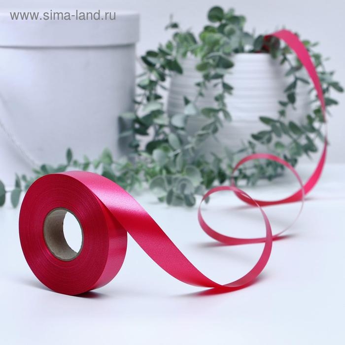 Лента для декора и подарков, темно-малиновый, 2 см х 45 м Лента для декора и подарков, темно-малиновый, 2 см х 45 м