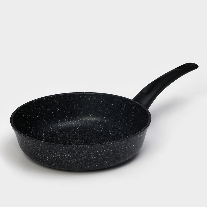 Сковорода Доляна &laquo;Элит&raquo;, d=22 см, антипригарное покрытие, пластиковая ручка