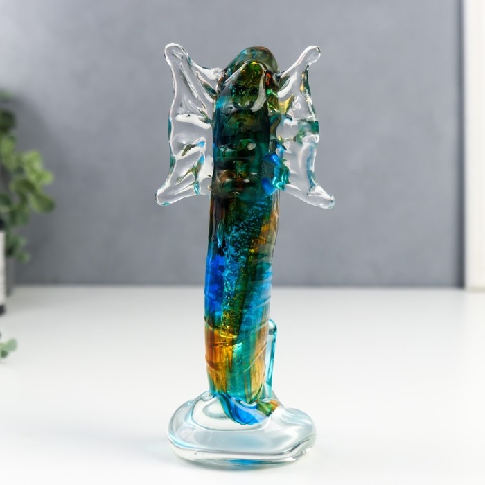 Сувенир стекло Сувенир стекло "Морской конёк" под муранское стекло 20х9х7 см