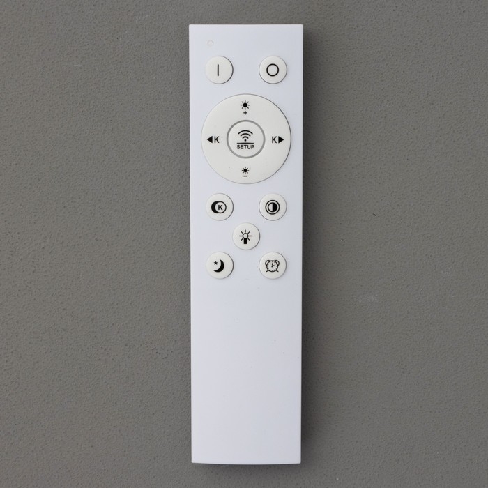 Люстра с ПДУ 2299/7WT LED 136Вт 3000-6000К белый 77х77х18 см BayerLux