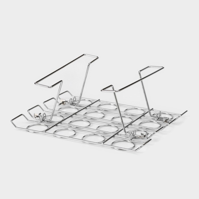 Подставка для мороженого и десертов KONFINETTA, 28×21×10 см, цвет хромированный Подставка для мороженого и десертов KONFINETTA, 28×21×10 см, цвет хромированный