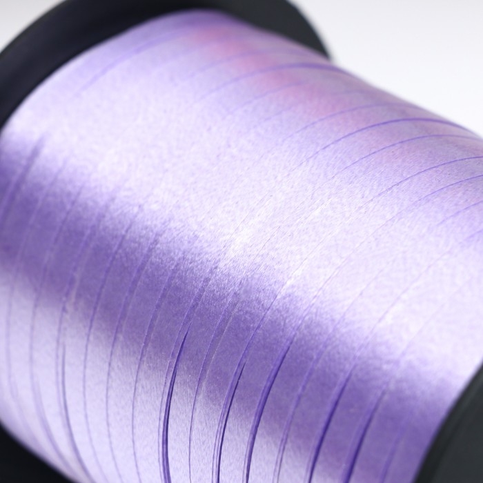 Лента для декора и подарков, сиреневый, 0,5 см х 250 м Лента для декора и подарков, сиреневый, 0,5 см х 250 м