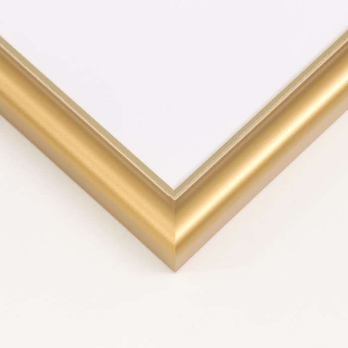 Фоторамка пластик "МИРАМ" 20х30 см золото (пластиковый экран)