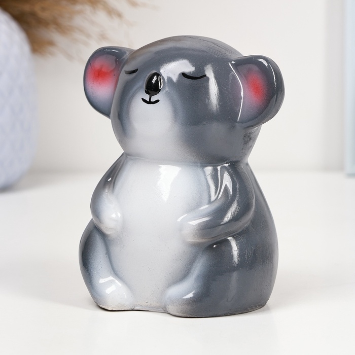 Копилка Копилка "Коала" 13х10см, серая