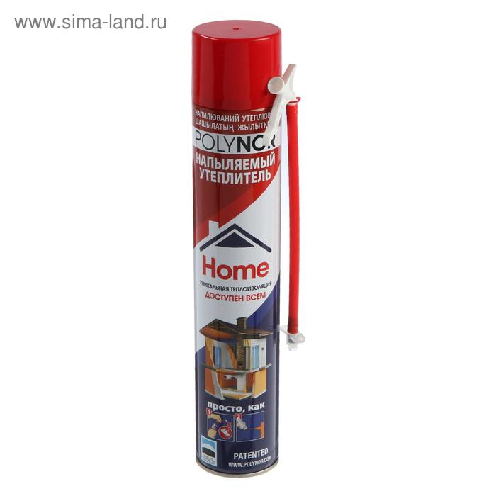 Полиуретановый утеплитель POLYNOR HOME, бытовой, 750 мл Полиуретановый утеплитель POLYNOR HOME, бытовой, 750 мл