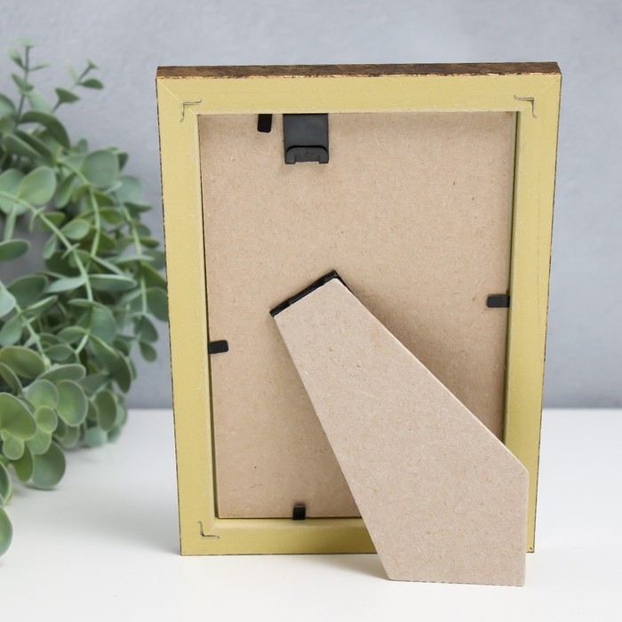 Фоторамка пластик Фоторамка пластик "Камея" 10x15 см, состаренное золото