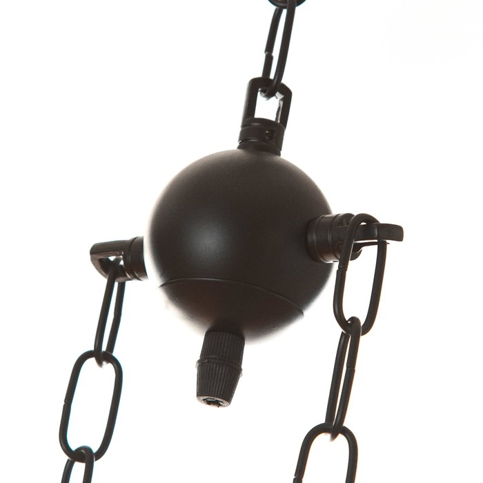 Люстра Люстра "Баркас" 6хЕ27 40Вт черный 90х100 см