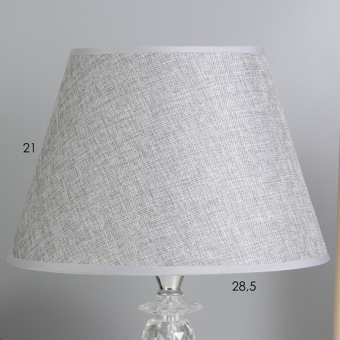 Настольная лампа "Ульн" E27 40Вт светлое дерево 19,5х19,5х38 см RISALUX