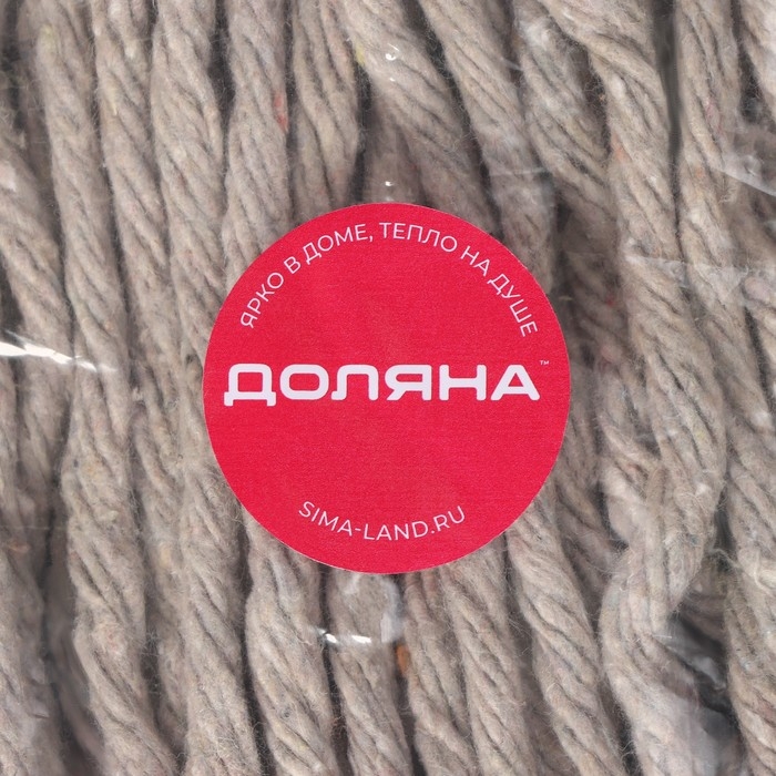 Насадка для швабры верёвочная Доляна, удлинённая насадка 21 см, хлопок, 31×21×4 см, цвет МИКС Насадка для швабры верёвочная Доляна, удлинённая насадка 21 см, хлопок, 31×21×4 см, цвет МИКС