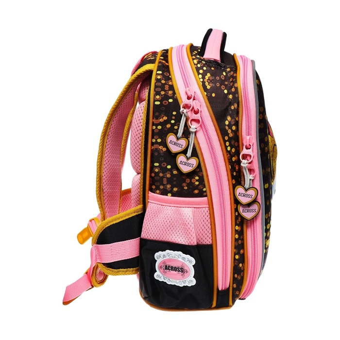 Рюкзак каркасный 35 х 28 х 15 см, Across 392, фиолетовый/розовый Рюкзак каркасный 35 х 28 х 15 см, Across 392, фиолетовый/розовый
