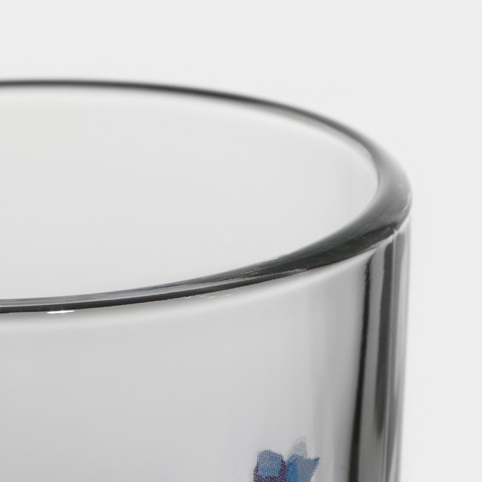 Кружка стеклянная «Гортензия», 300 мл Кружка стеклянная «Гортензия», 300 мл