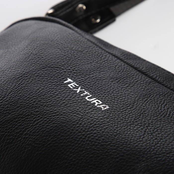 Сумка женская через плечо TEXTURA, маленький размер, цвет чёрный Сумка женская через плечо TEXTURA, маленький размер, цвет чёрный