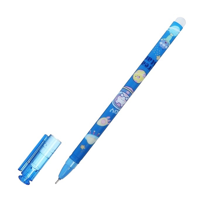 Набор гелевых ручек со стираемыми чернилами, 12 штук, 0.38мм, синий стержень, микс Набор гелевых ручек со стираемыми чернилами, 12 штук, 0.38мм, синий стержень, микс