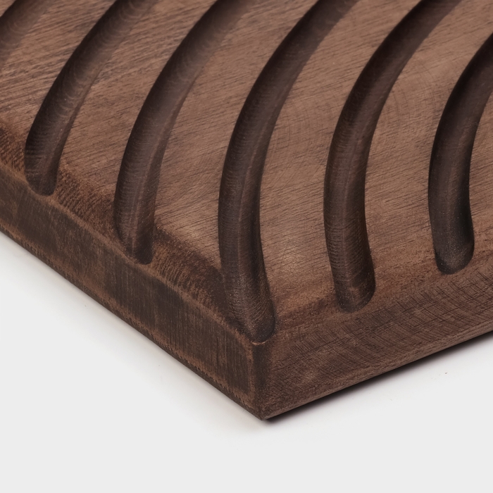 Доска разделочная для подачи Wild Kitchen, 29×17×2.5 см, граб темный Доска разделочная для подачи Wild Kitchen, 29×17×2.5 см, граб темный