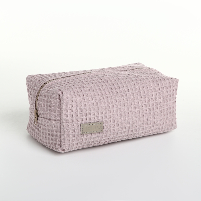 Косметичка на молнии TEXTURA, цвет розовый Косметичка на молнии TEXTURA, цвет розовый