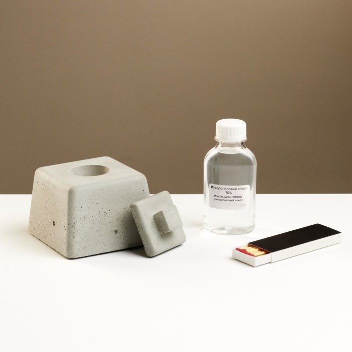 Биокамин настольный Биокамин настольный "Кубик" 10 х 7 см, топливо и спички в комплекте