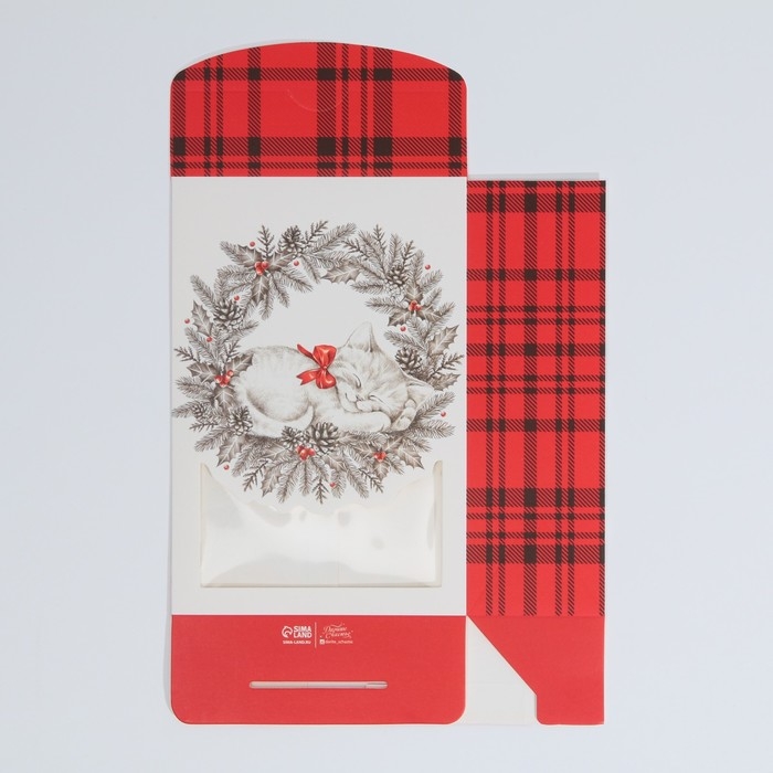 Коробка подарочная новогодняя складная «Волшебства в новом году», 15 х 7 х 22 см, Новый год Коробка подарочная новогодняя складная «Волшебства в новом году», 15 х 7 х 22 см, Новый год