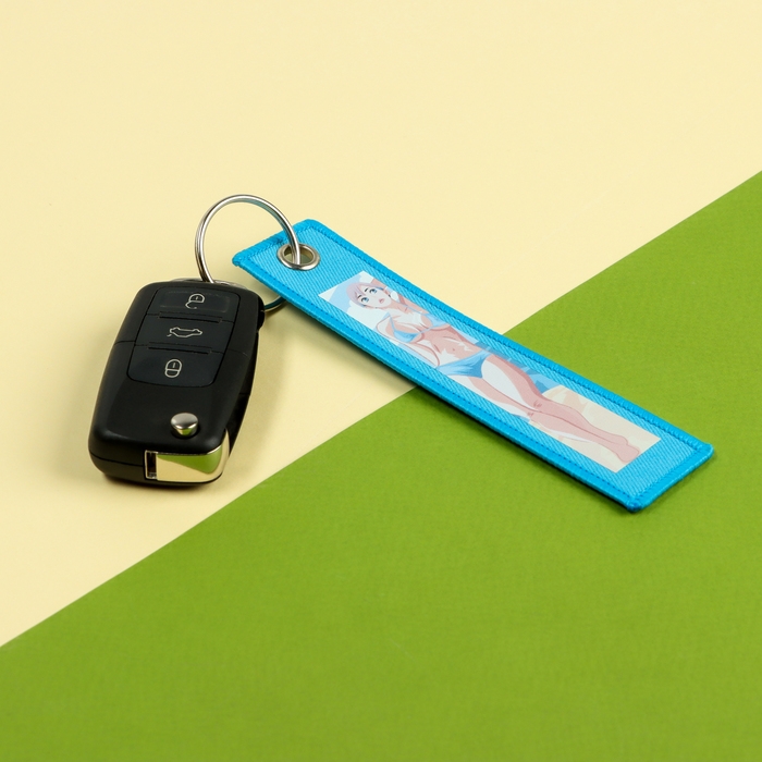 Брелок для автомобильного ключа Брелок для автомобильного ключа "Аниме девушка", ремувка