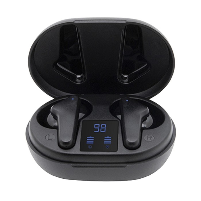 Наушники беспроводные TFN Shell, TWS, BT 5.1, Type-C, 30/300 мАч, сенсор, дисплей, черные Наушники беспроводные TFN Shell, TWS, BT 5.1, Type-C, 30/300 мАч, сенсор, дисплей, черные