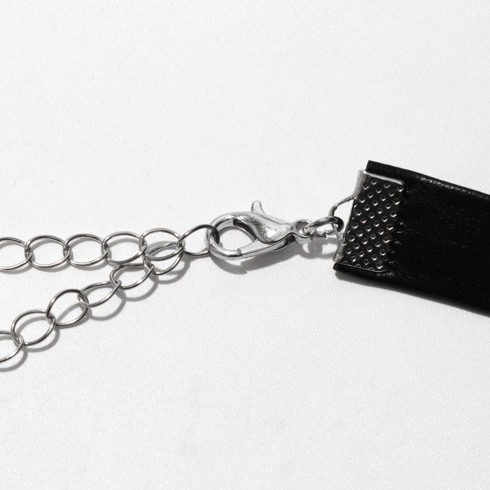 Чокер «Ошейник» крылья с цепочками, цвет чёрный с серебром, 43 см Чокер «Ошейник» крылья с цепочками, цвет чёрный с серебром, 43 см