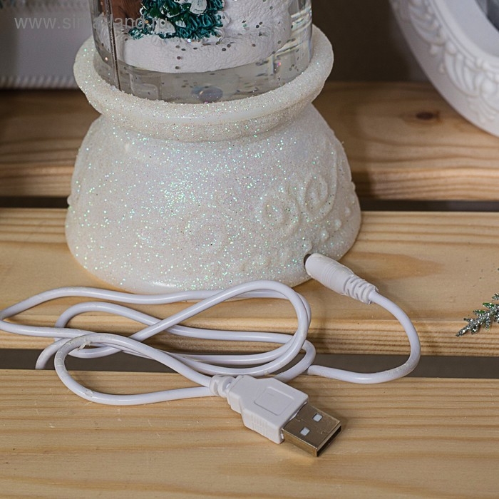 Светодиодная фигура «Свеча со снеговиком» 10 × 26 × 10 см, пластик, блёстки, батарейки ААх3 (не в комплекте), свечение RGB Светодиодная фигура «Свеча со снеговиком» 10 × 26 × 10 см, пластик, блёстки, батарейки ААх3 (не в комплекте), свечение RGB