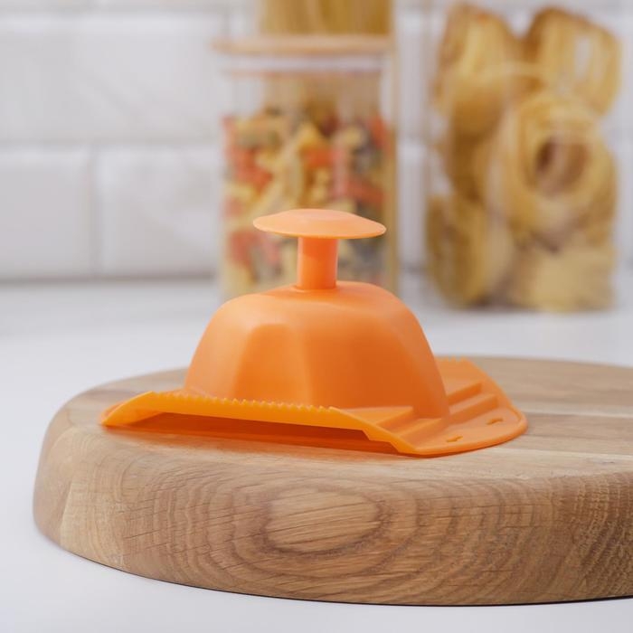 Овощедержатель компактный, пластиковый, цвет оранжевый Овощедержатель компактный, пластиковый, цвет оранжевый