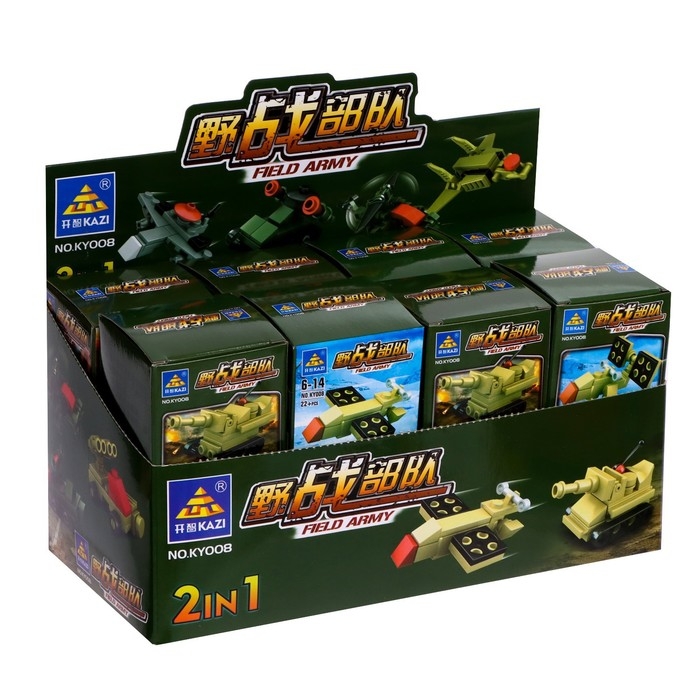 Конструктор Армия &laquo;Техника&raquo;, 8 видов, МИКС