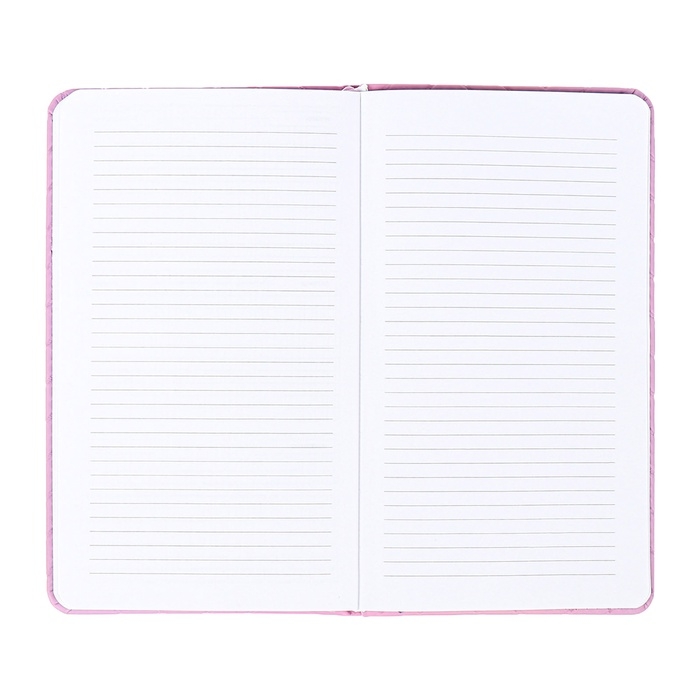 Планинг карманный недатированный 80 листов, 100 х 170мм deVENTE.Elizabeth, твердая обложка кожзам с поролоном, хлястик, блок 70, сиреневый