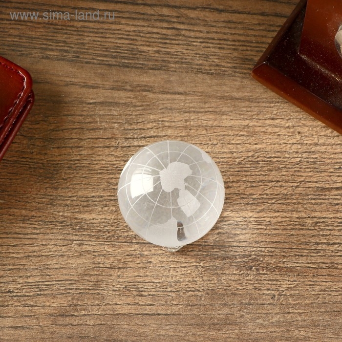 Сувенир стекло  Сувенир стекло "Глобус на подставке" 5,2х4х4 см