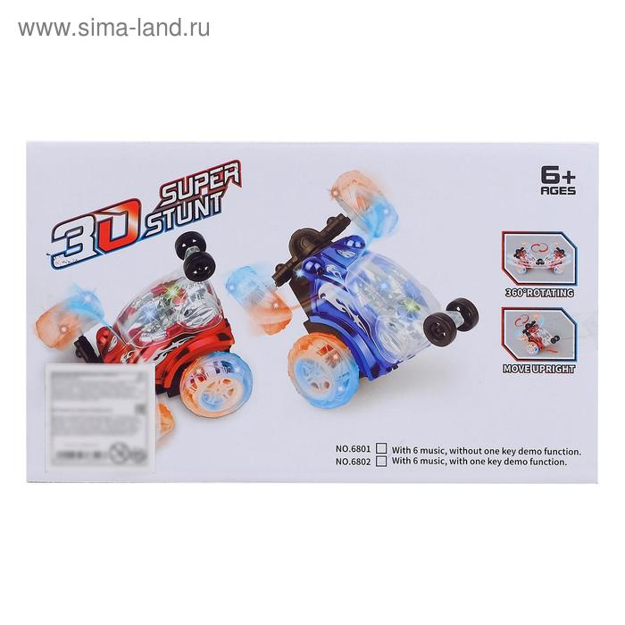 Перевёртыш радиоуправляемый «Скорость», свет, работает от аккумулятора, МИКС Перевёртыш радиоуправляемый «Скорость», свет, работает от аккумулятора, МИКС