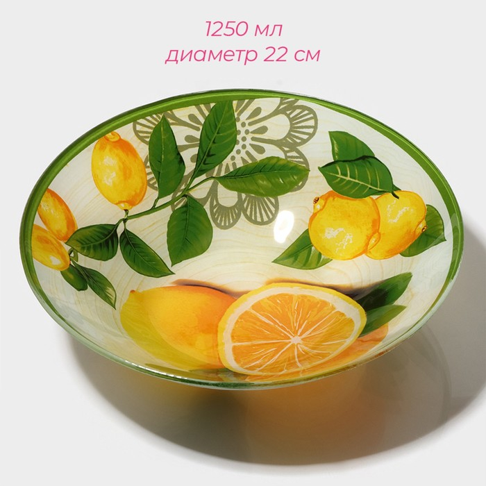 Набор тарелок стеклянных Доляна «Дольче», 19 предметов: 6 десертных тарелок, 6 обеденных тарелок, 6 мисок, салатник Набор тарелок стеклянных Доляна «Дольче», 19 предметов: 6 десертных тарелок, 6 обеденных тарелок, 6 мисок, салатник