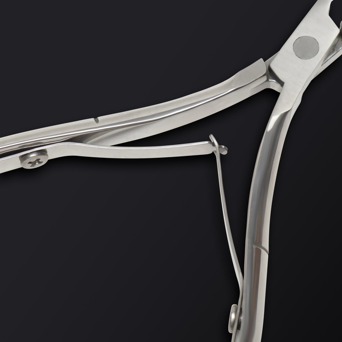 Кусачки маникюрные для кутикулы «Premium», двойная пружина, 10,6 см, длина лезвия - 6 мм, на блистере, цвет серебристый Кусачки маникюрные для кутикулы «Premium», двойная пружина, 10,6 см, длина лезвия - 6 мм, на блистере, цвет серебристый