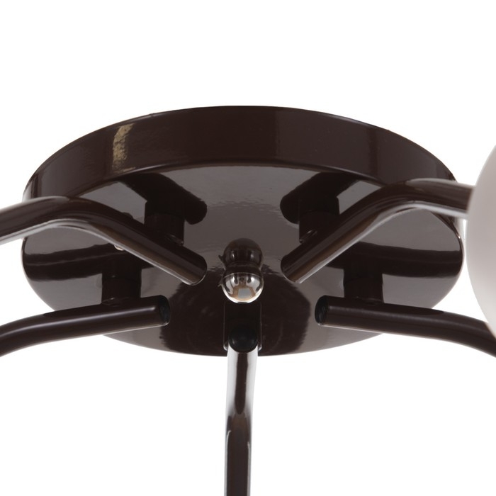 Люстра Люстра "Онлайн" (цилиндр) 5х15Вт Е27 МОДЕЛЬ: BR 00221 венге/прозрачный