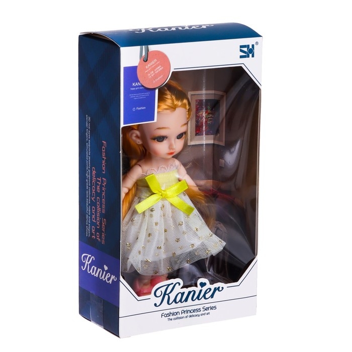 Кукла модная «Кристина» шарнирная, в платье, МИКС Кукла модная «Кристина» шарнирная, в платье, МИКС