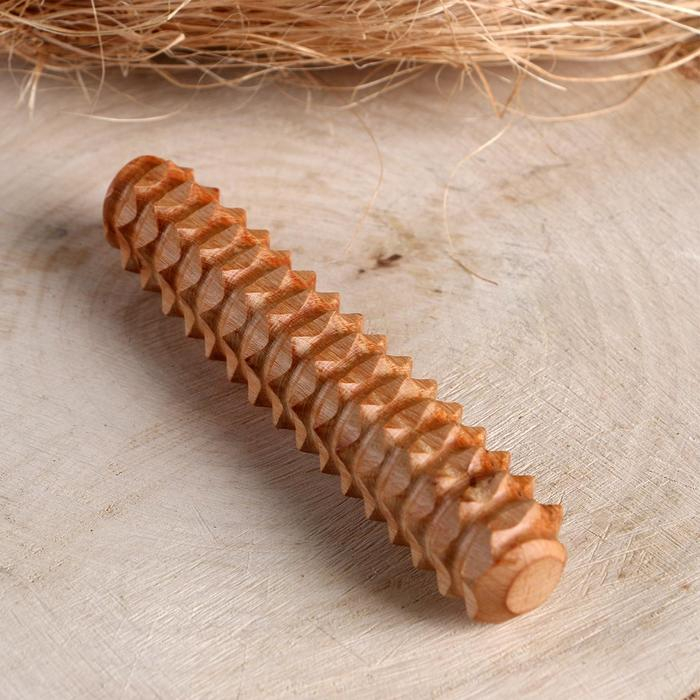 Массажёр «Палочка», можжевельник, 12 см, Массажёр «Палочка», можжевельник, 12 см,