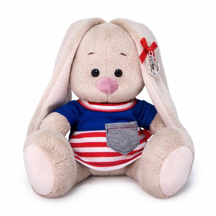 Мягкая игрушка «Зайка Ми в морской футболке», 15 см Мягкая игрушка «Зайка Ми в морской футболке», 15 см
