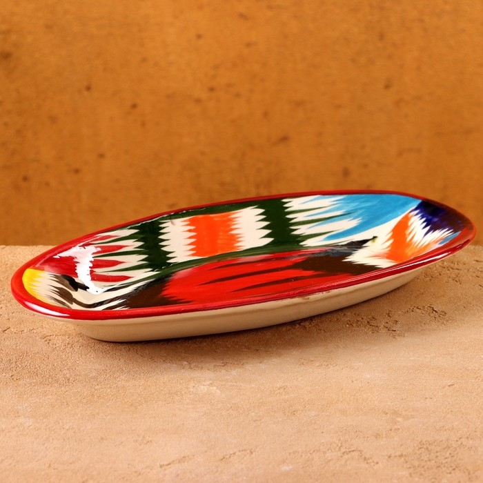 Селёдочница Риштанская Керамика  Селёдочница Риштанская Керамика "Атлас", 24 см