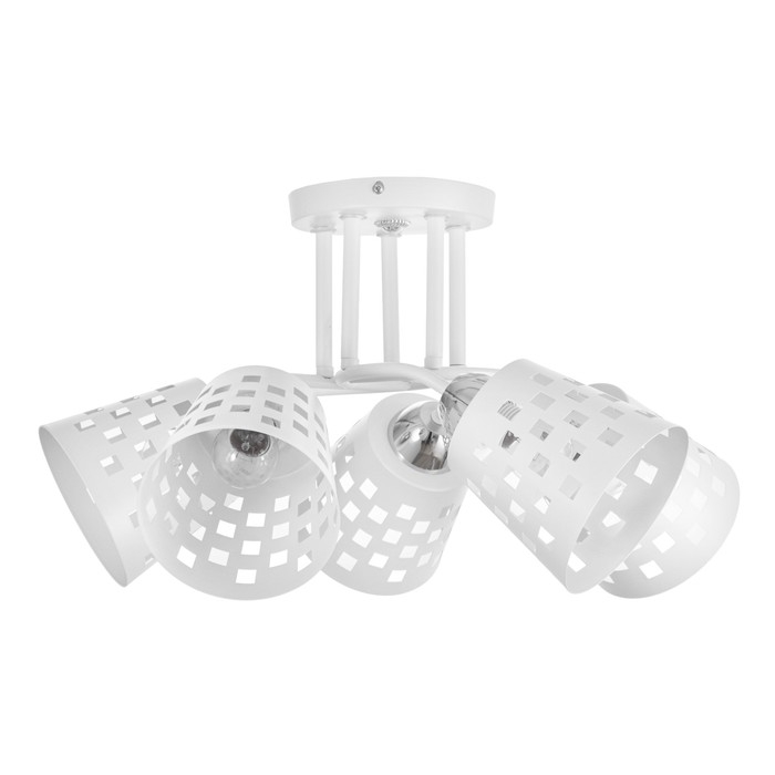 Люстра Люстра "Дана" 5х60Вт Е27 Белый 48х48х28см