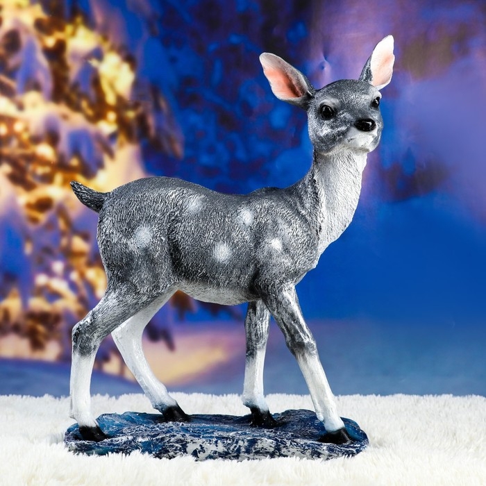 Фигура  Фигура "Олененок зимний" 52х40см