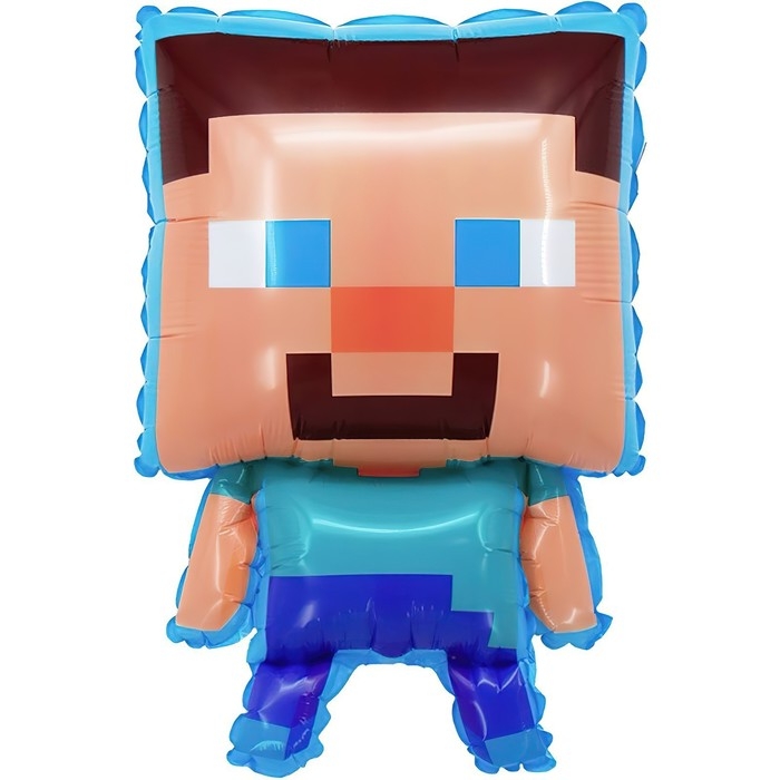 Шар фольгированный 26 Шар фольгированный 26" «Пиксельный герой»