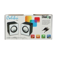 Компьютерные колонки 2.0 Dialog Colibri AC-02UР, 2х3Вт, USB, черные