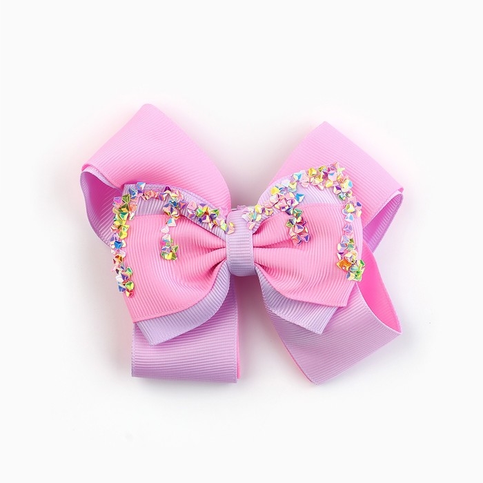 Выпускной. Бант для волос на заколке, 12 см, Минни Маус