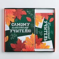 Подарочный набор «Самому классному учителю»: ежедневник А5 80 листов и планинг с отрывными листами 50 листов