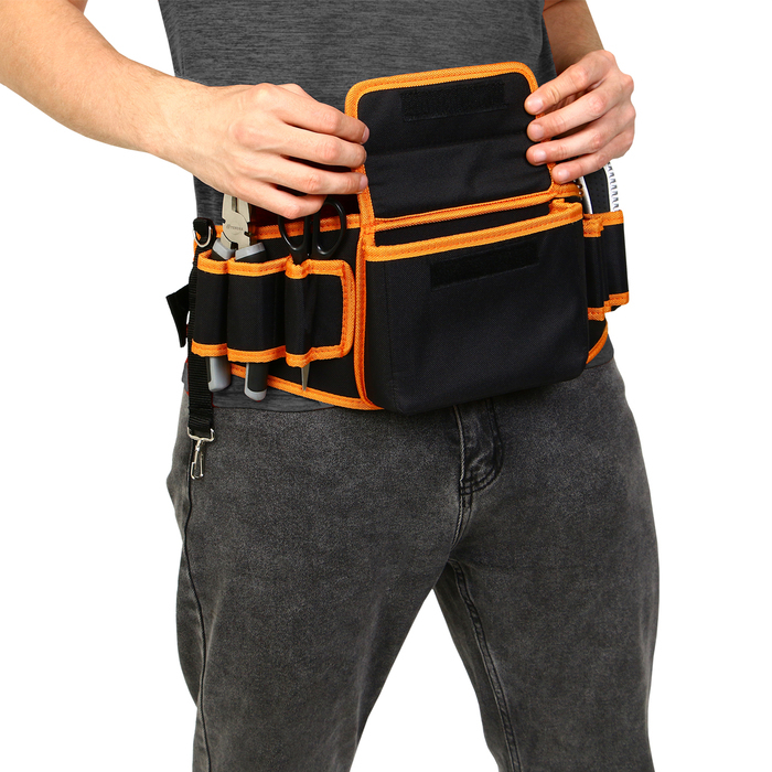 Поясная сумка для садового инструмента, на ремне, 8 карманов Поясная сумка для садового инструмента, на ремне, 8 карманов