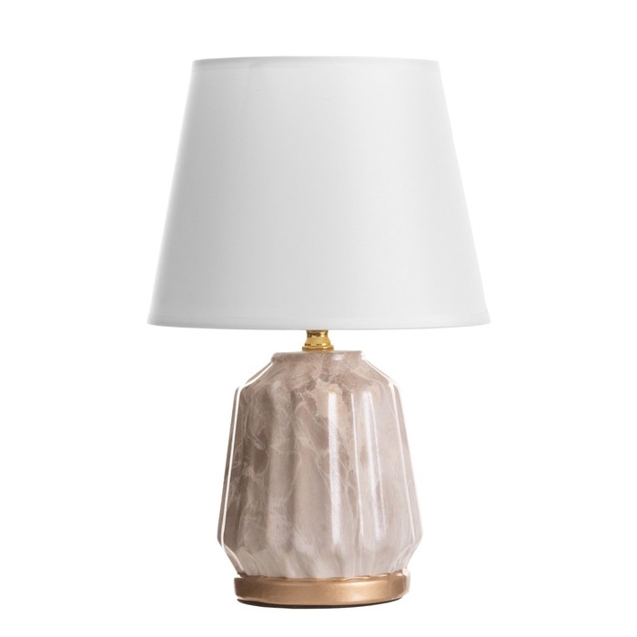 Лампа настольная Лампа настольная "Верита" 1х40Вт Е14 коричневый 20х20х31см