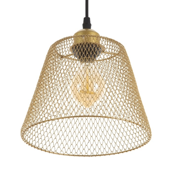 Светильник BayerLux Светильник BayerLux "Фиш" Е27 40Вт золото 20х20х16-116см